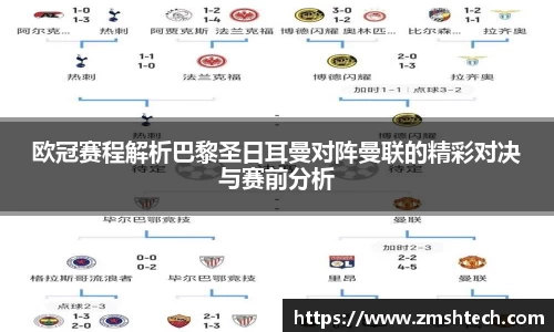 欧冠赛程解析巴黎圣日耳曼对阵曼联的精彩对决与赛前分析